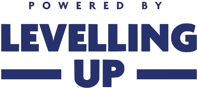 Angetrieben von Levelling Up Logo