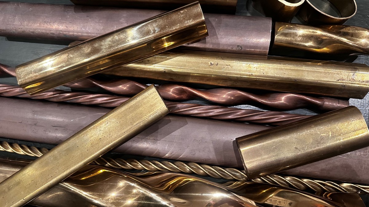 Warm metals, new shapes: rethinking brass and bronze tube for architectural metalwork 