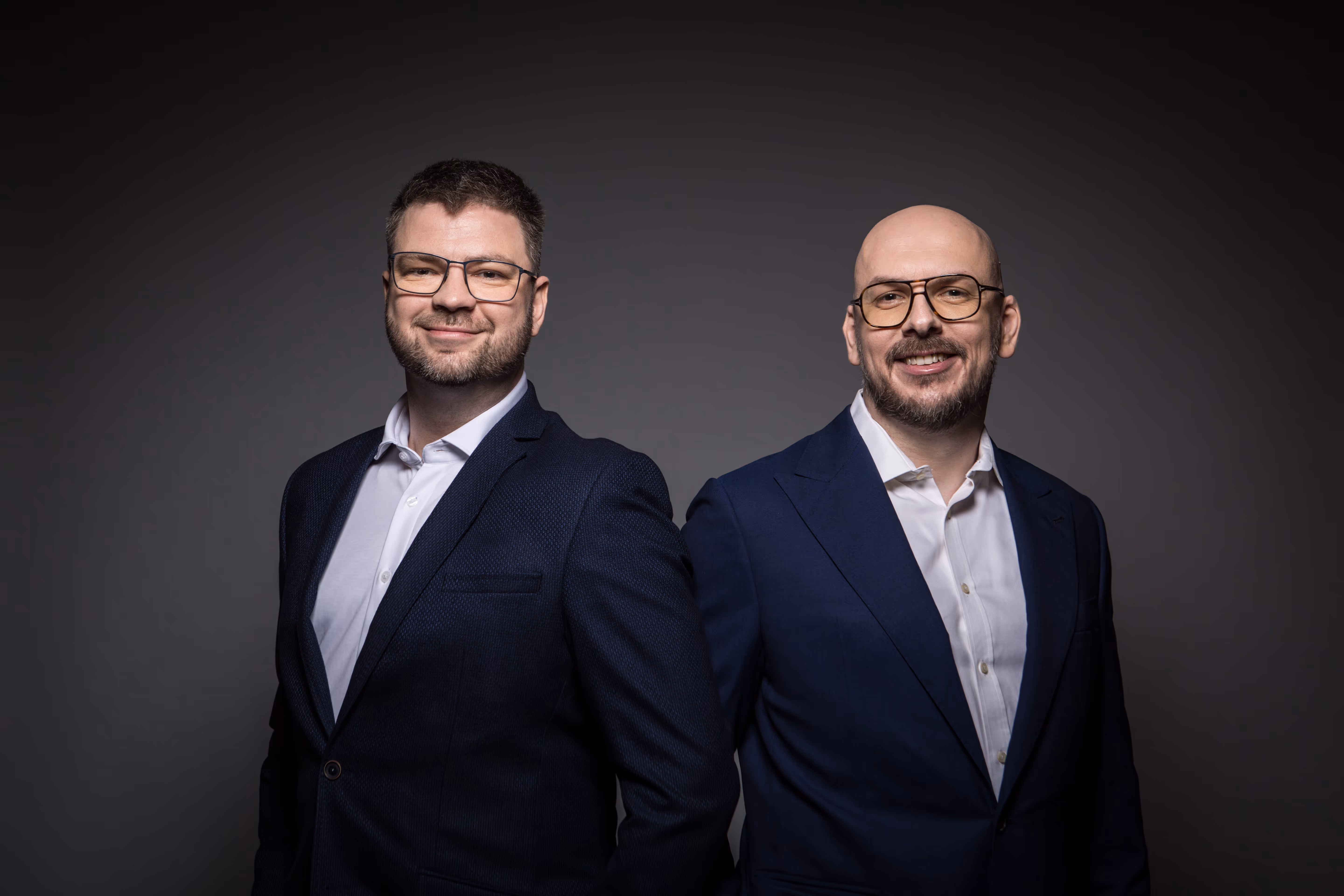 Portrait of Lukasz Lazewski and Mariusz Pikula