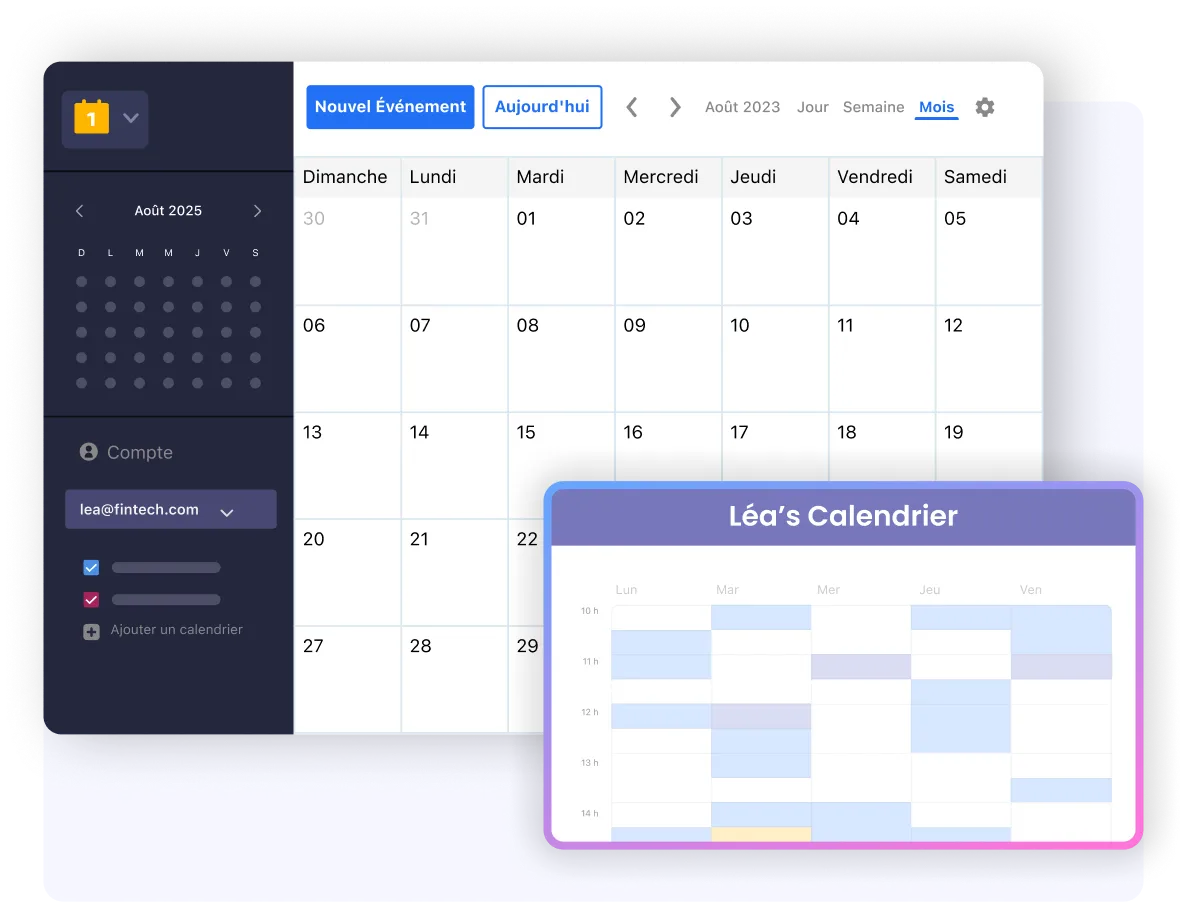 messagerie professionnelle gratuite avec calendrier intégré