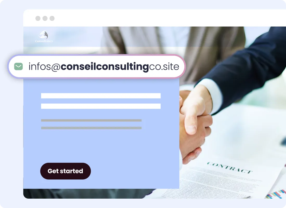 exemple d'adresse e-mail personnalisée