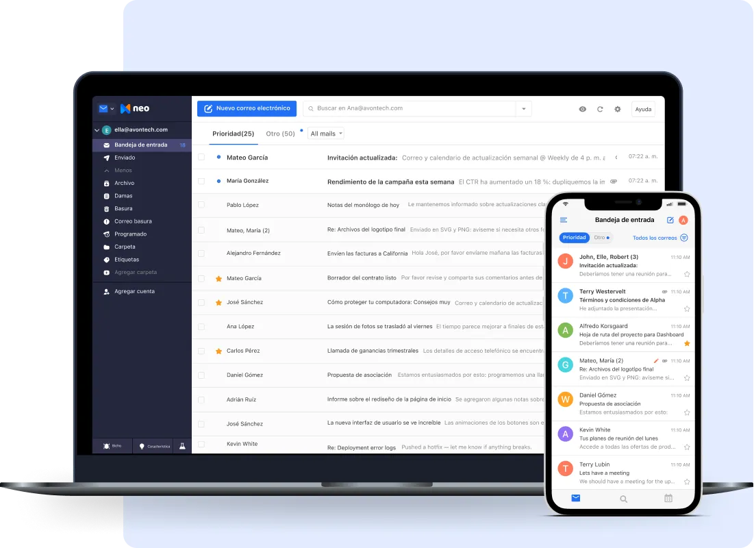 aplicaciones y correo electrónico empresariales gratuitos