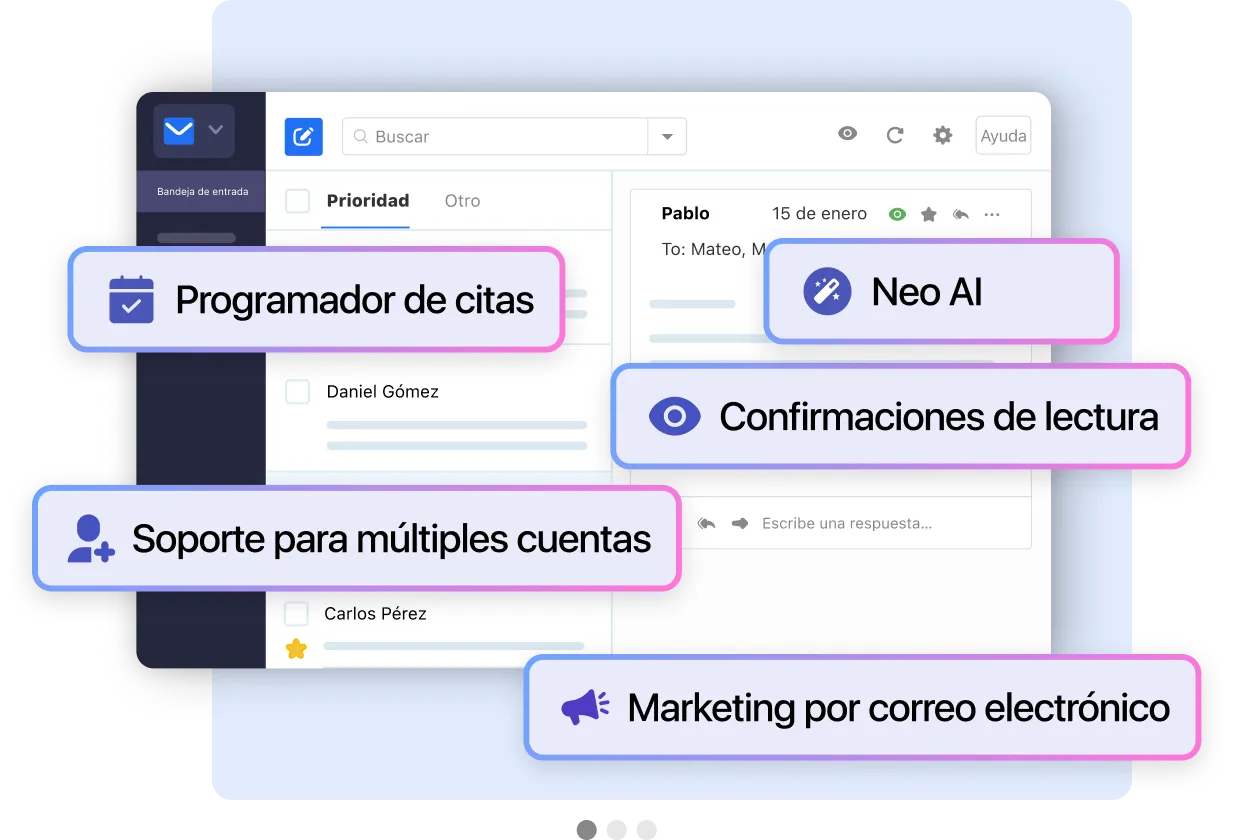 funciones gratuitas de correo electrónico empresarial