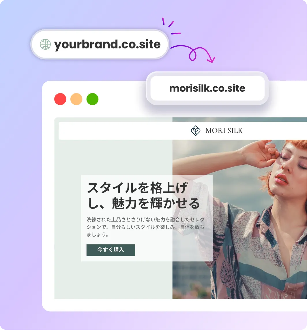 ai website builder with business email and domain