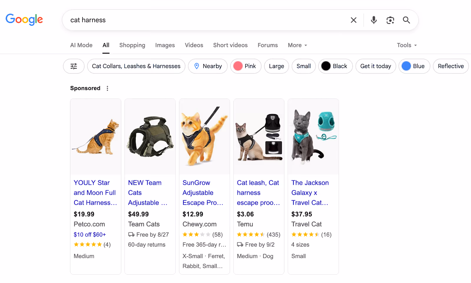 shopping ads example
