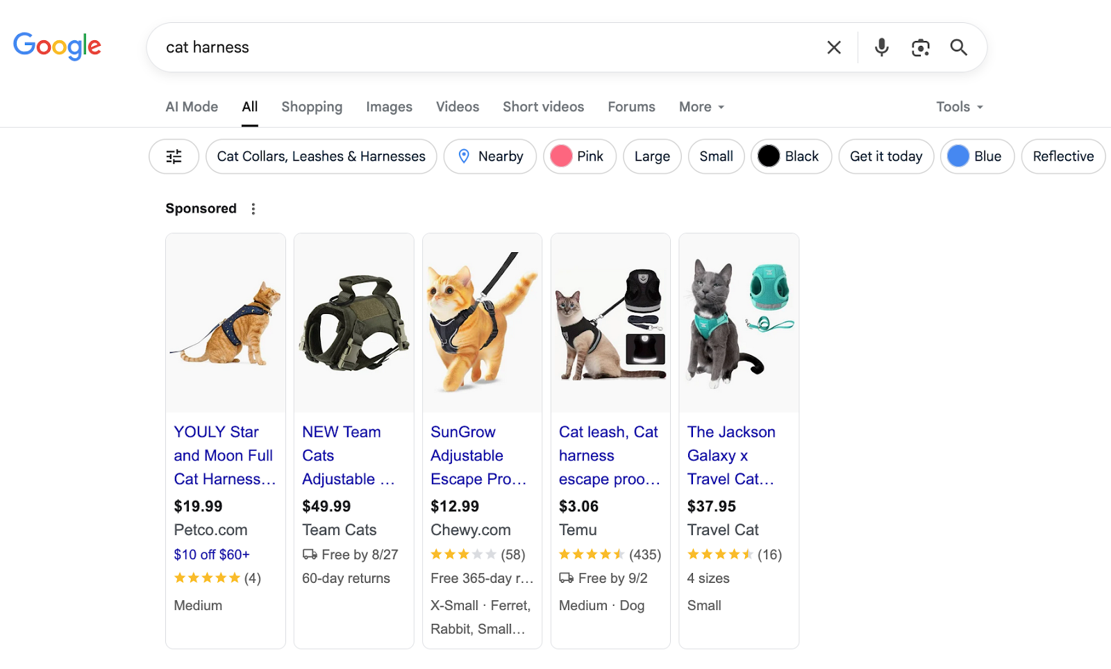 shopping ads example