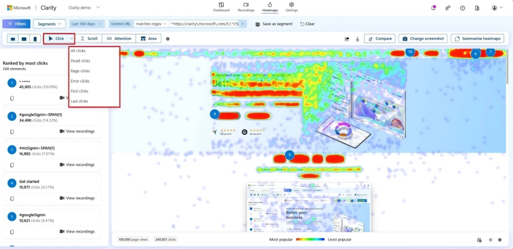 heatmap example