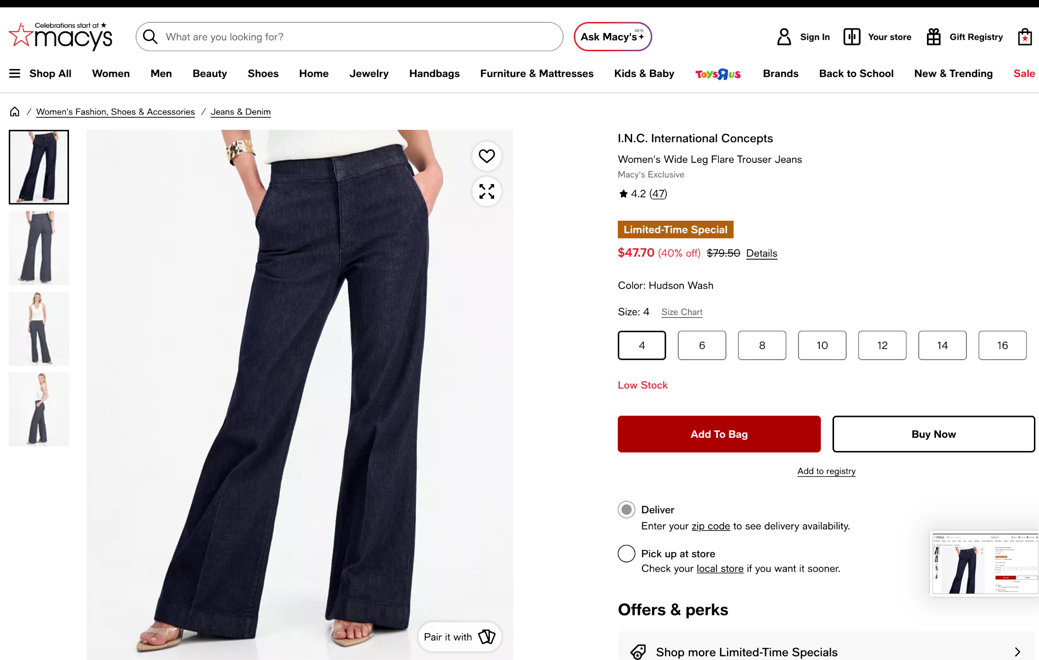 Example of “Pair it with” Section