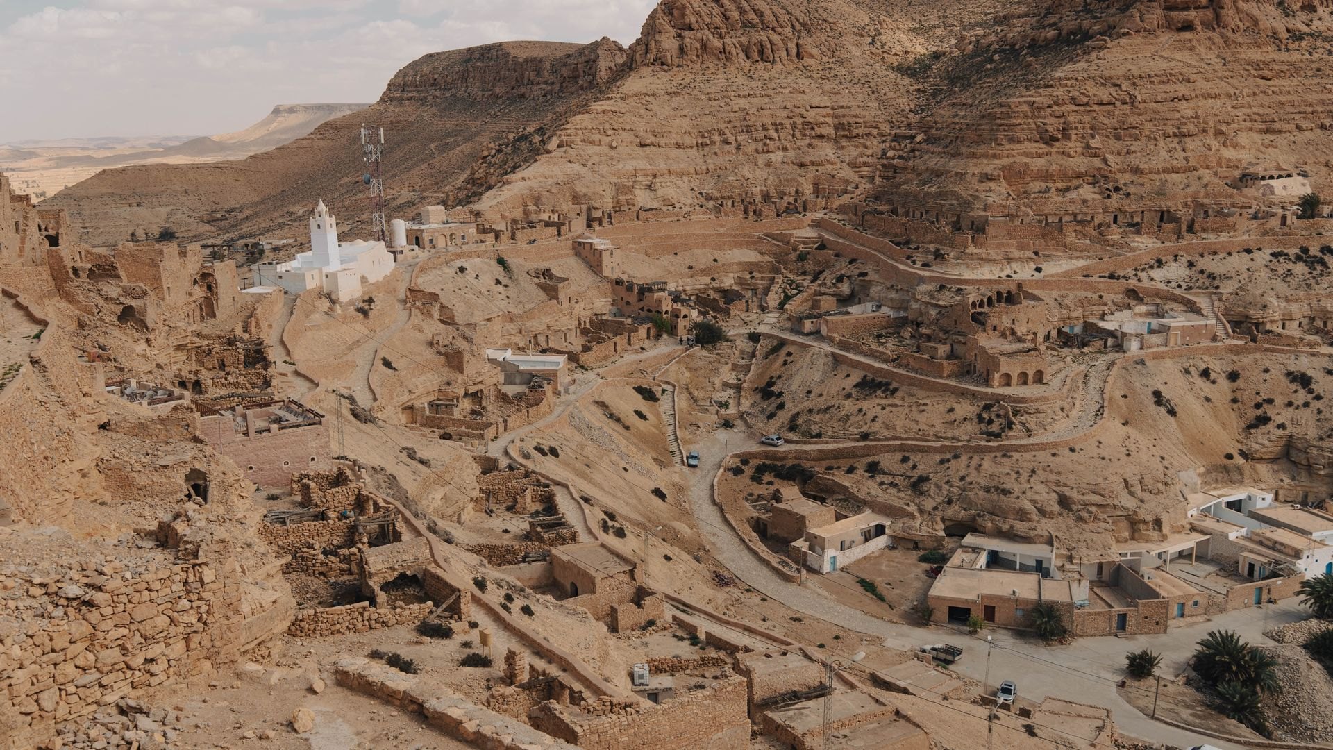 Landscape in Tunisia