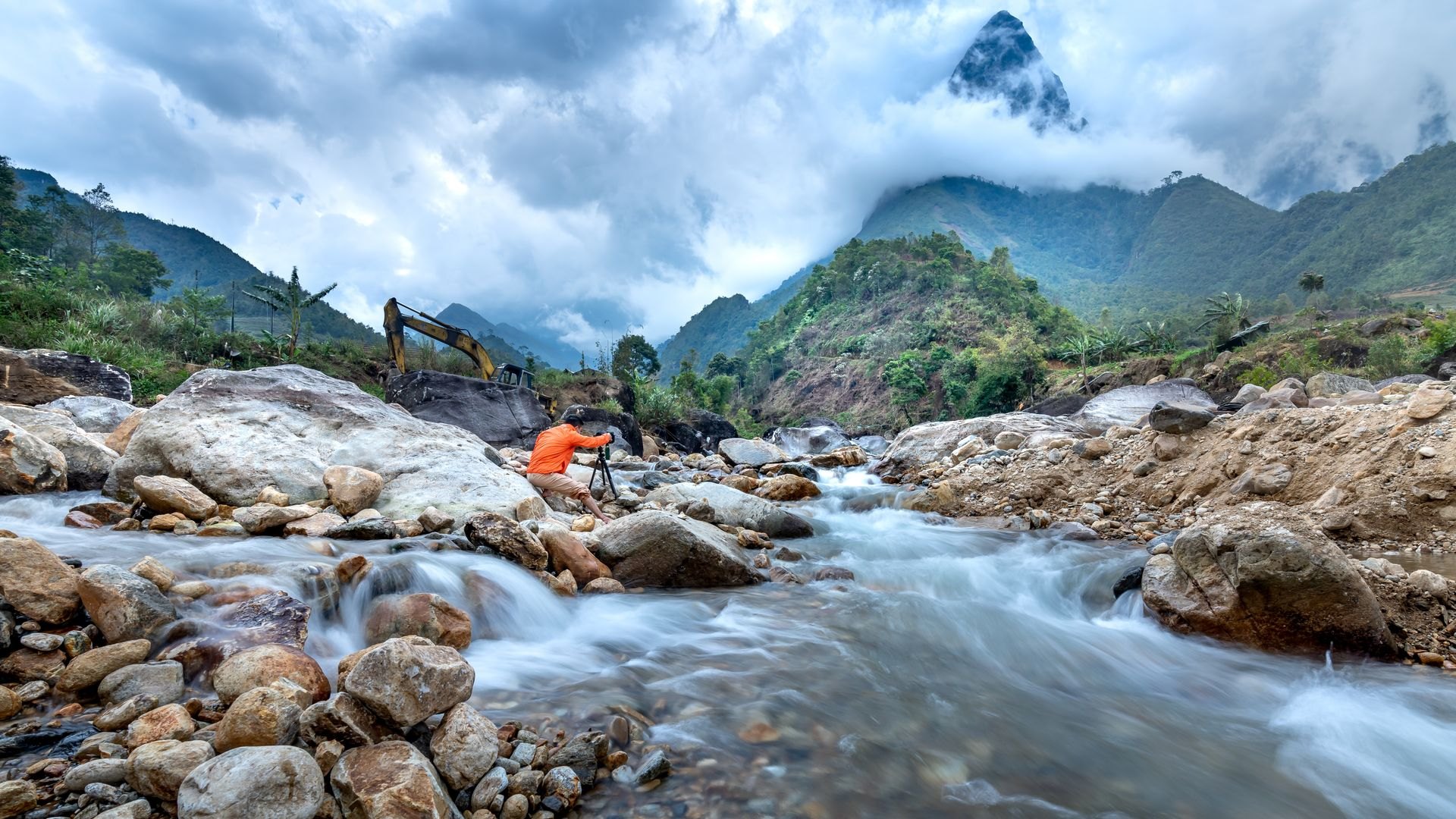 Landscape in Timor Leste