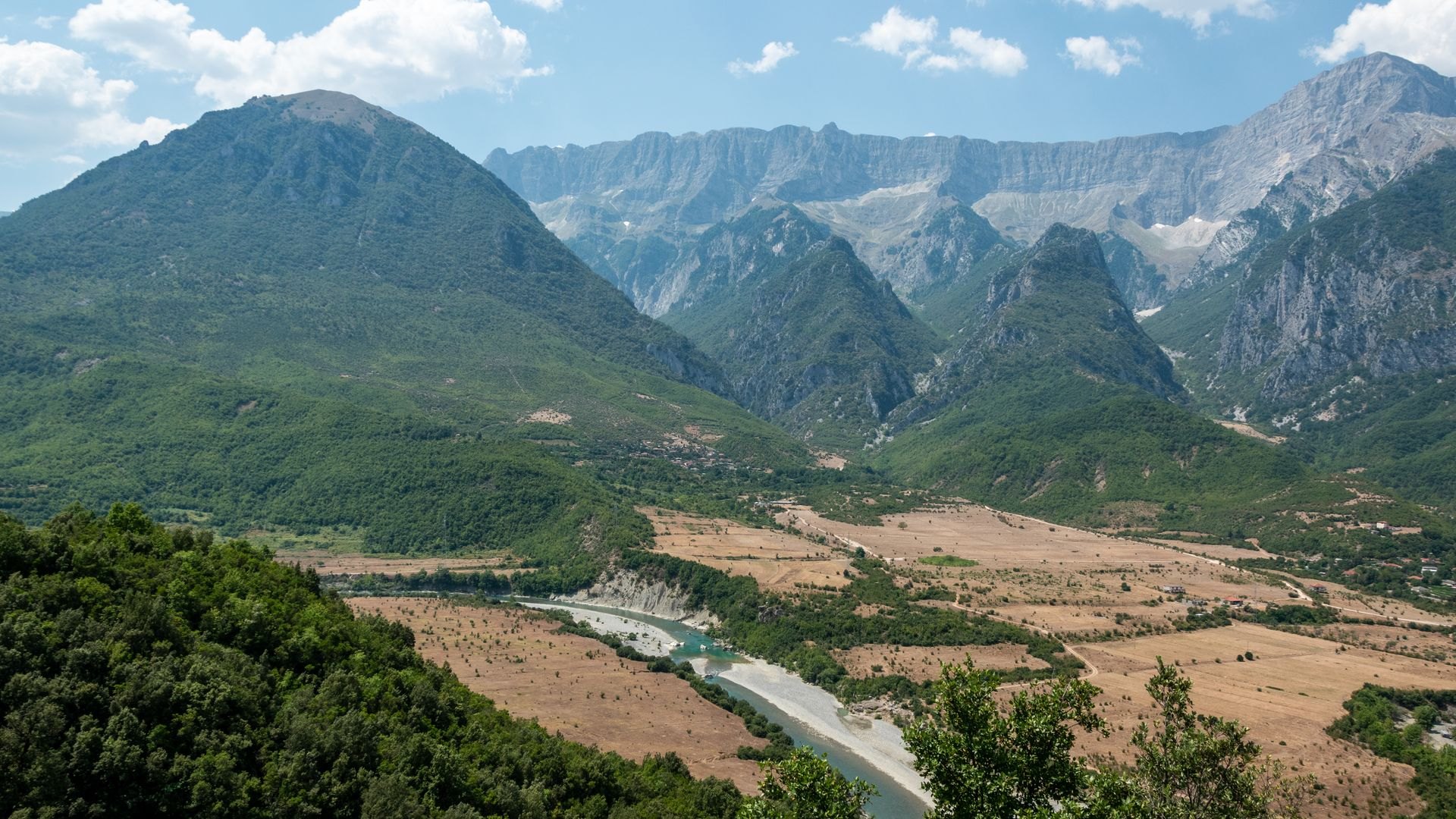 Landscape in Albania