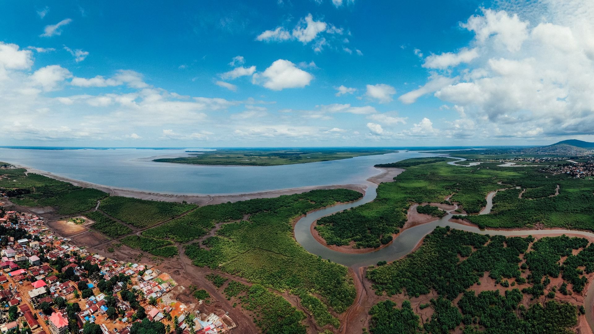 Landscape in Sierra Leone
