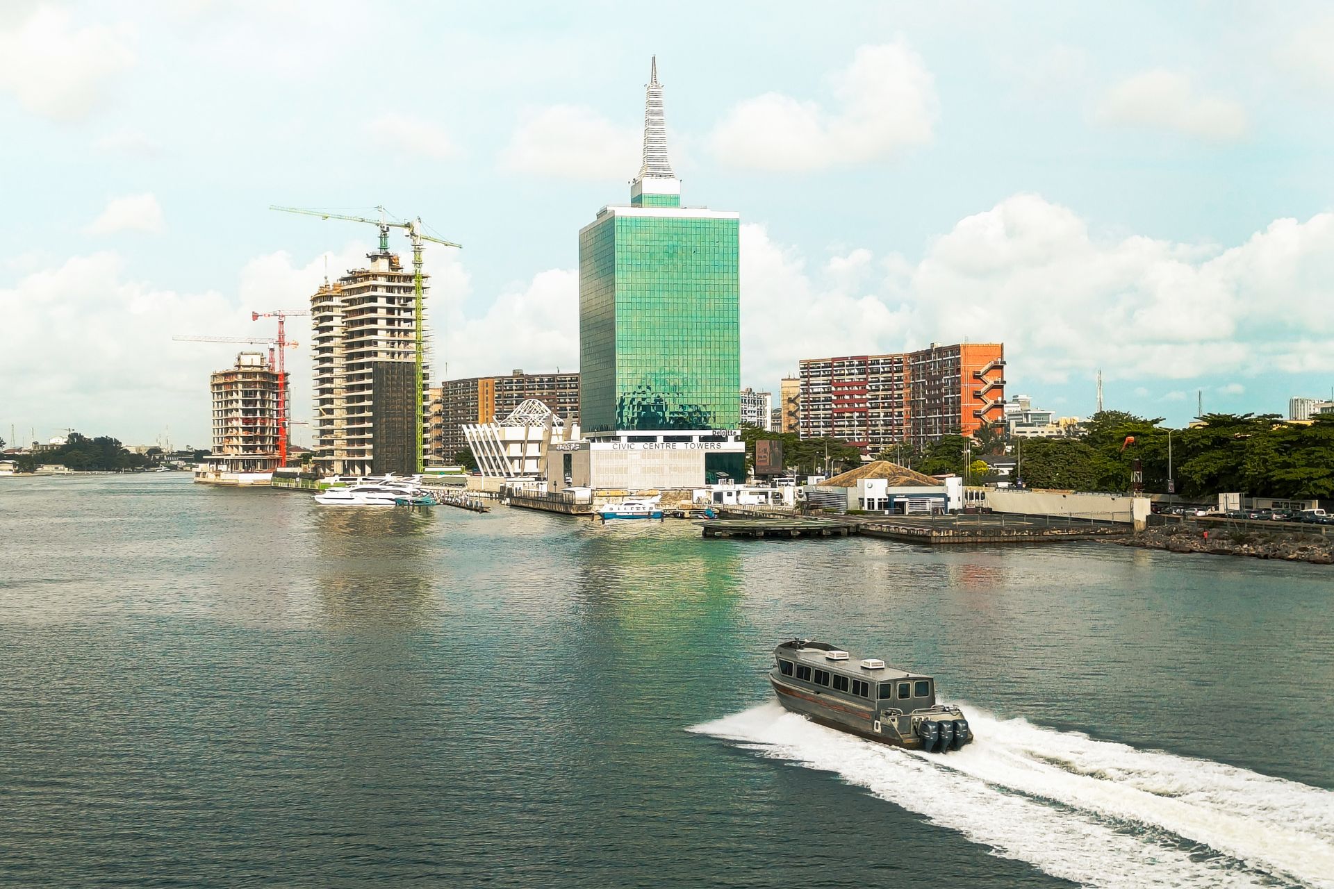 Lagos, Nigeria city skyline
