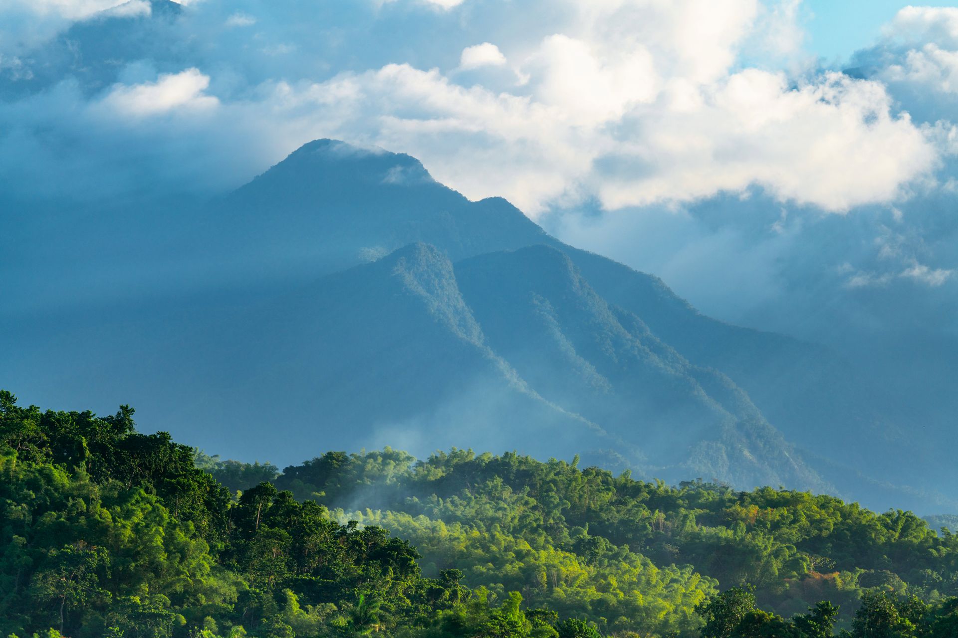 Kingston, Jamaica with the Blue Mountains