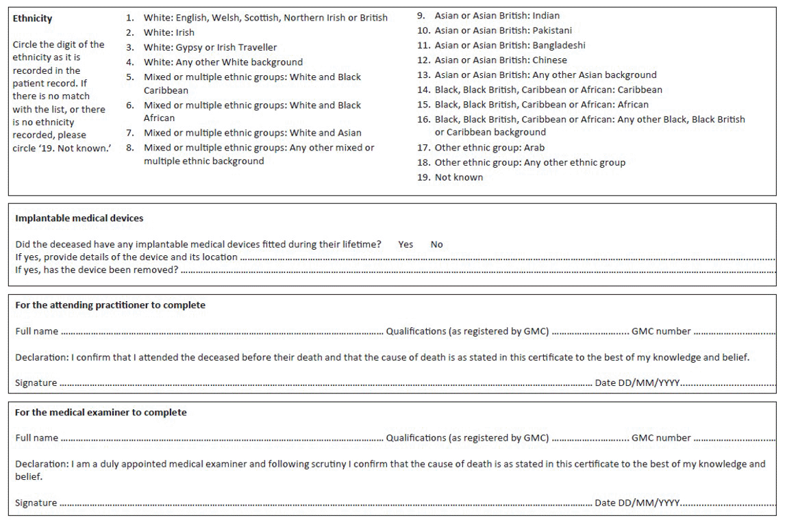 All you need to know about the medical certificate of cause of death and death certificate.