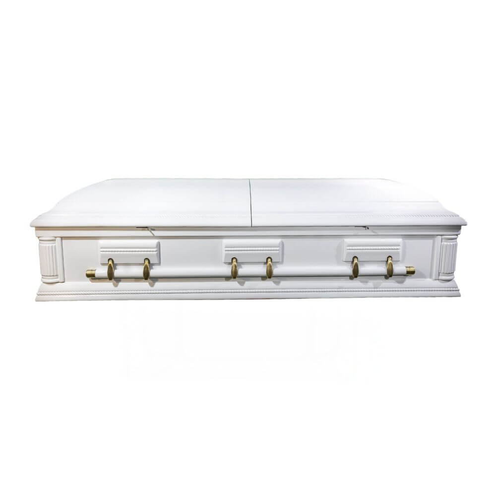 Lincoln White Casket.