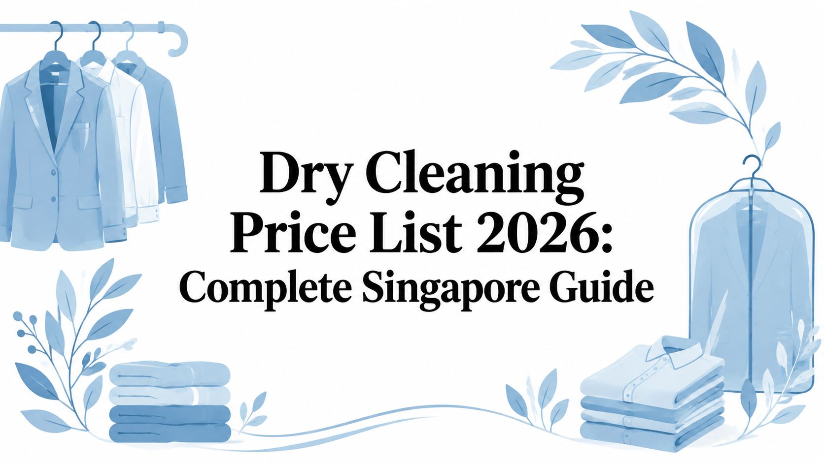 Dry Cleaning Price List 2026: Complete Singapore Guide