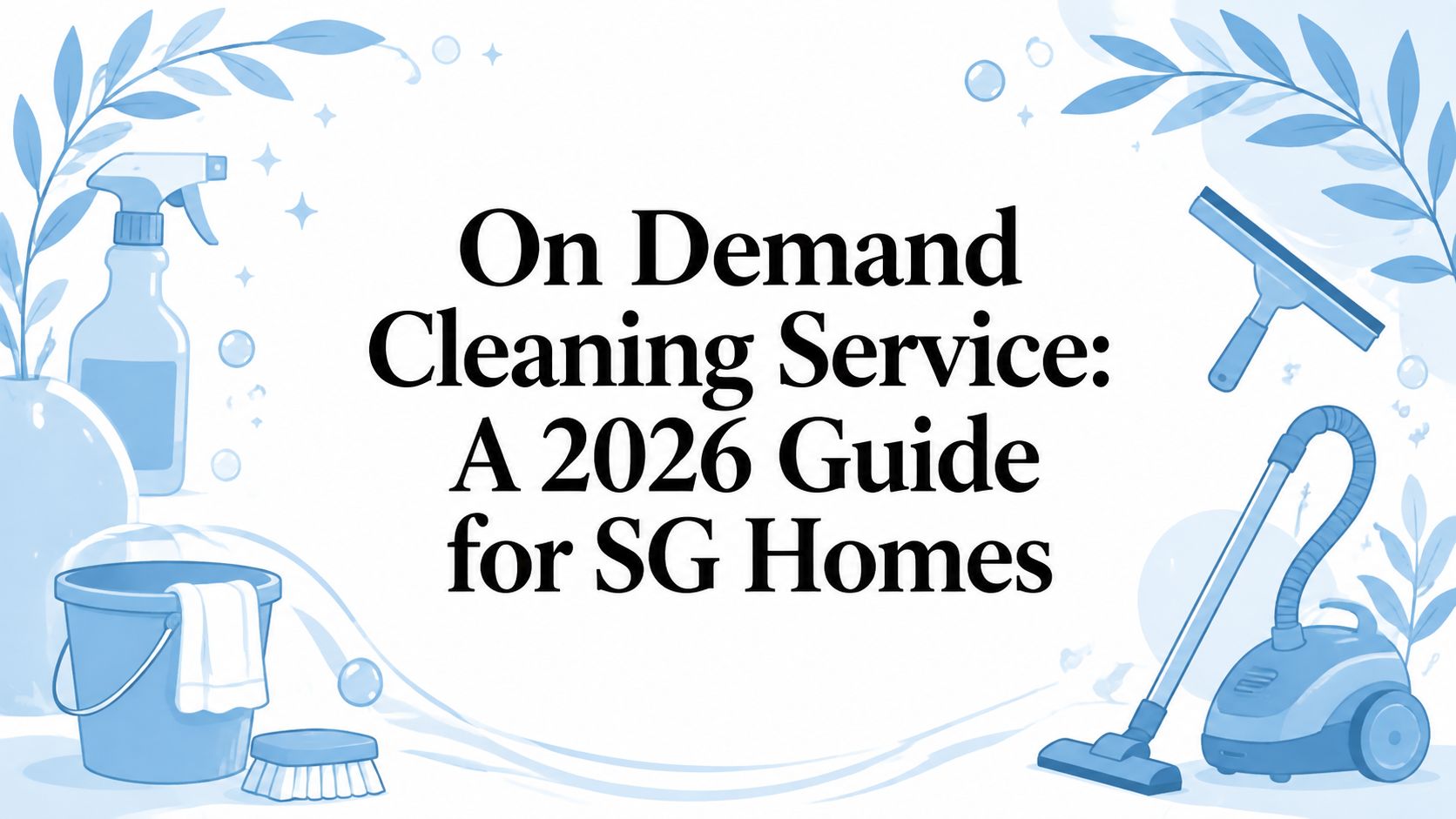 On Demand Cleaning Service: A 2026 Guide for SG Homes