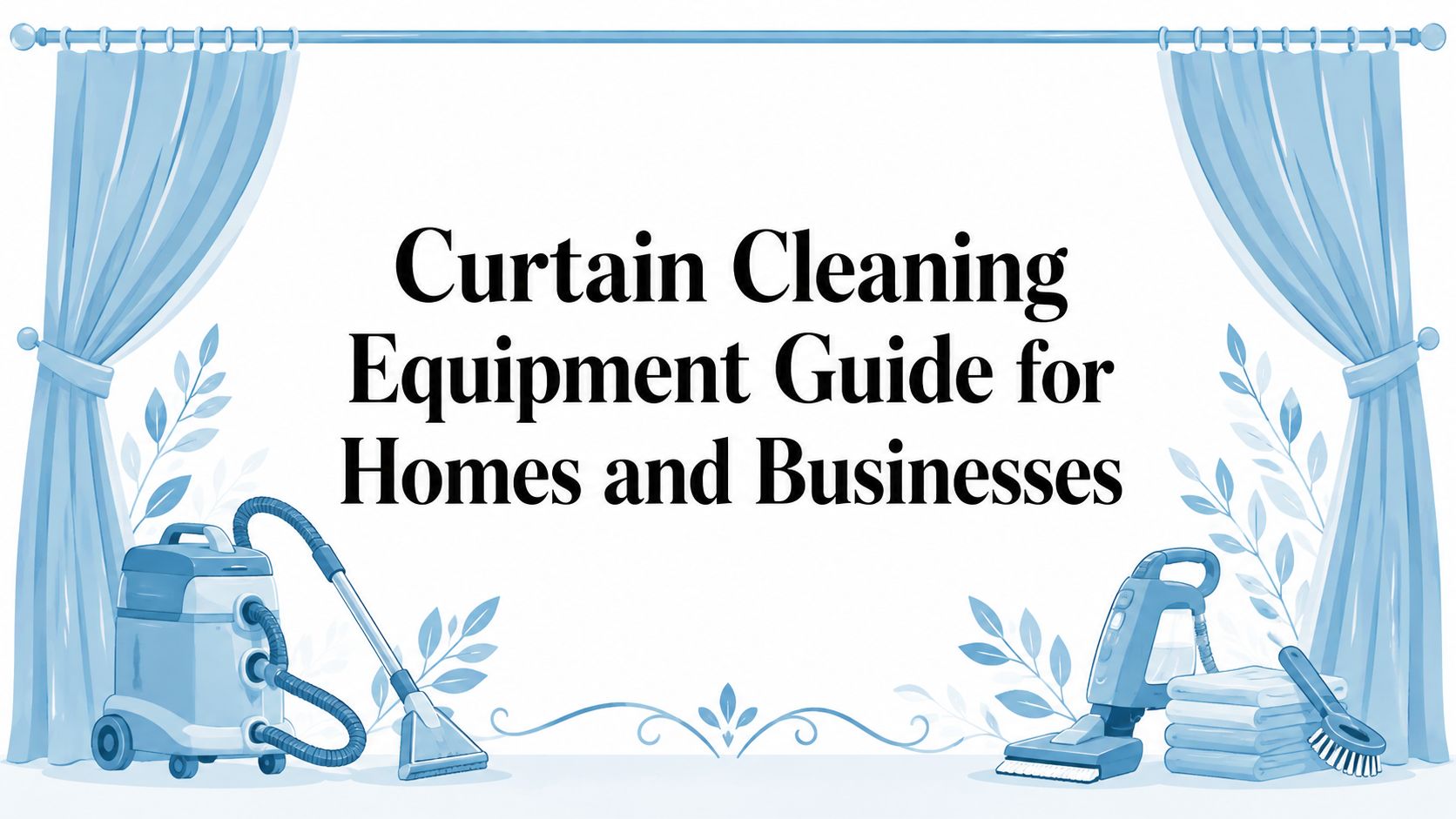 Curtain Cleaning Equipment Guide for Homes and Businesses