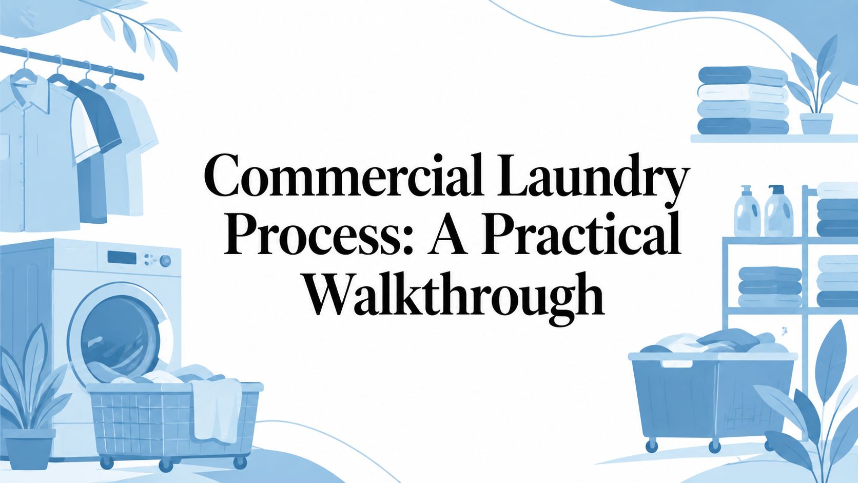 Commercial Laundry Process: A Practical Walkthrough