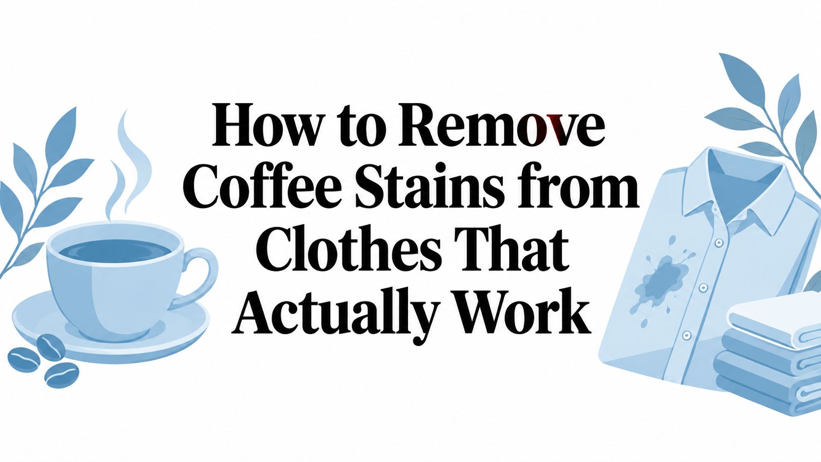 How to Remove Coffee Stains from Clothes That Actually Work