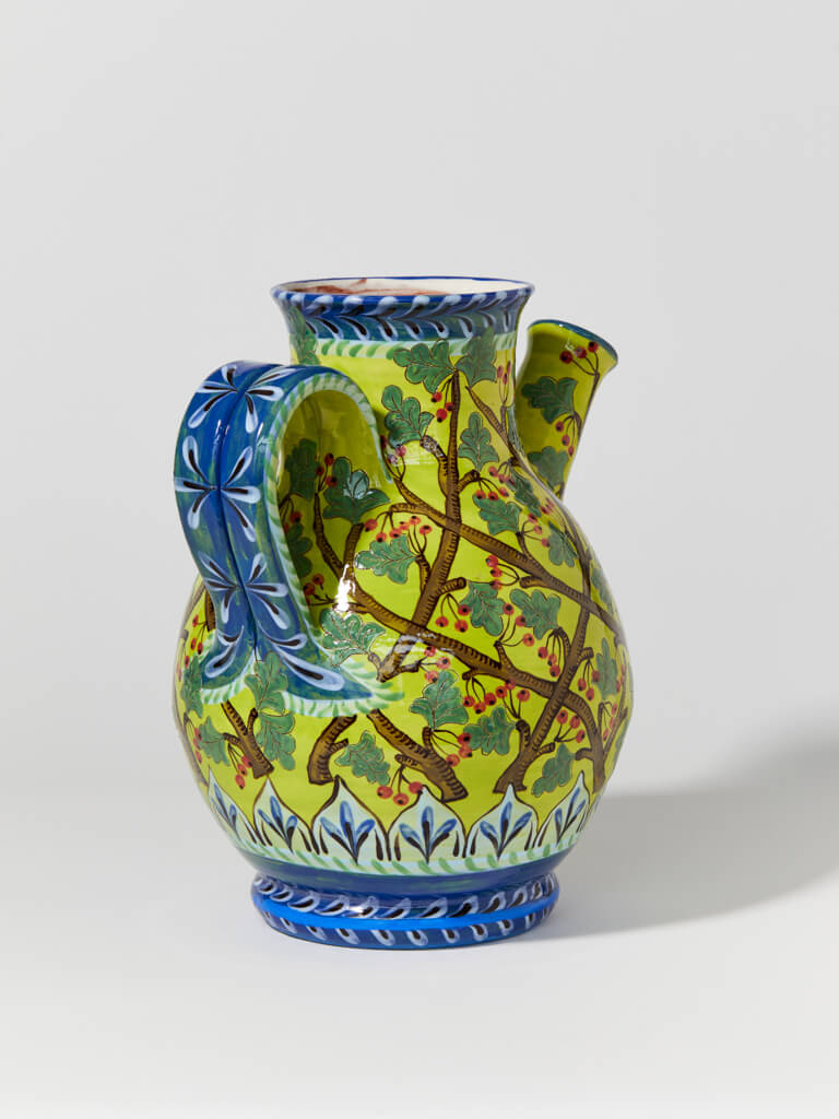 Twigs and berries jug past it katrin moye ceramics