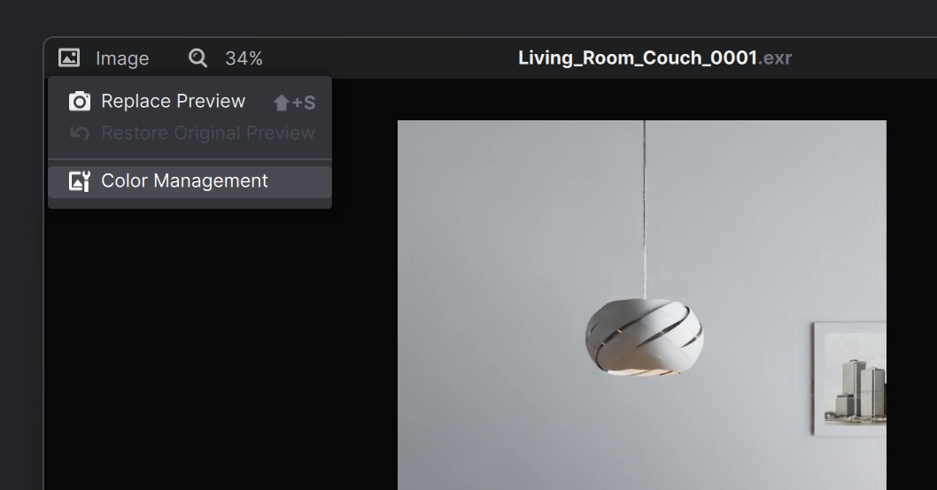 Change the Color Management settings to enable ACES in Anchorpoint