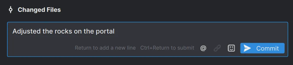 Don't type in "asdf", but for the sake of your team, just write what you did.