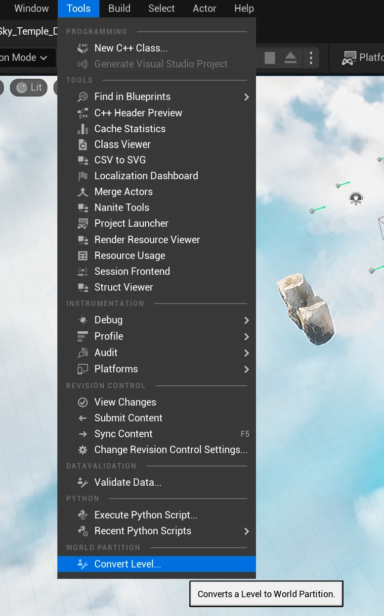 UE5 has an inbuilt conversion tool that works on normal UE4 maps