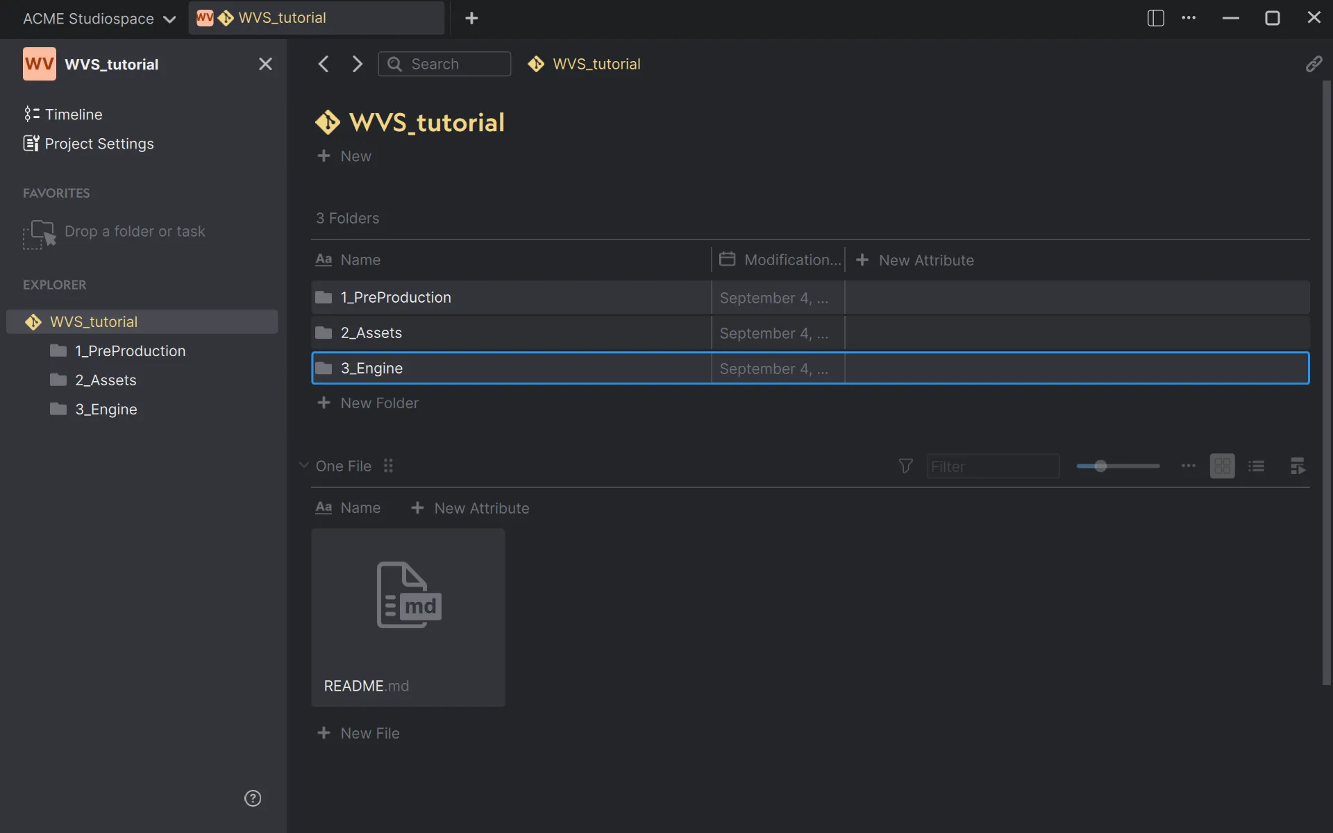 We will use this folder structure for the project