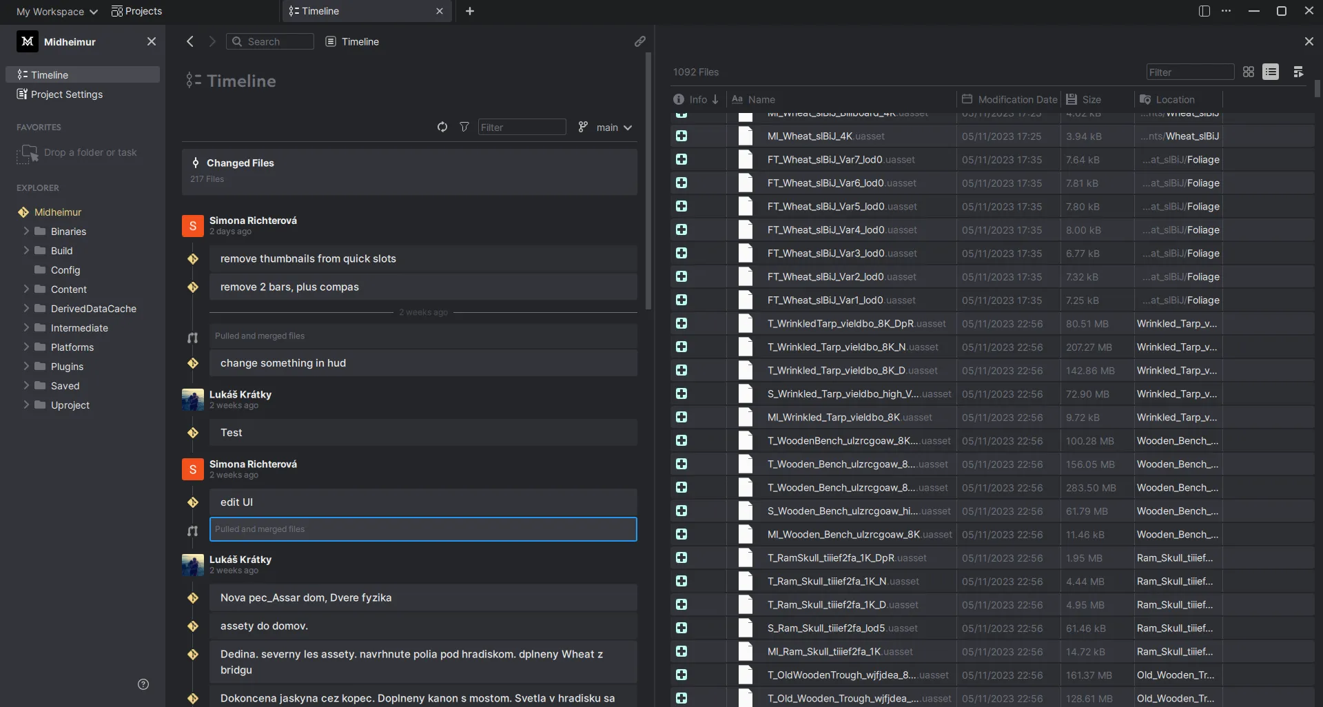 Version control in Anchorpoint with Unreal Engine