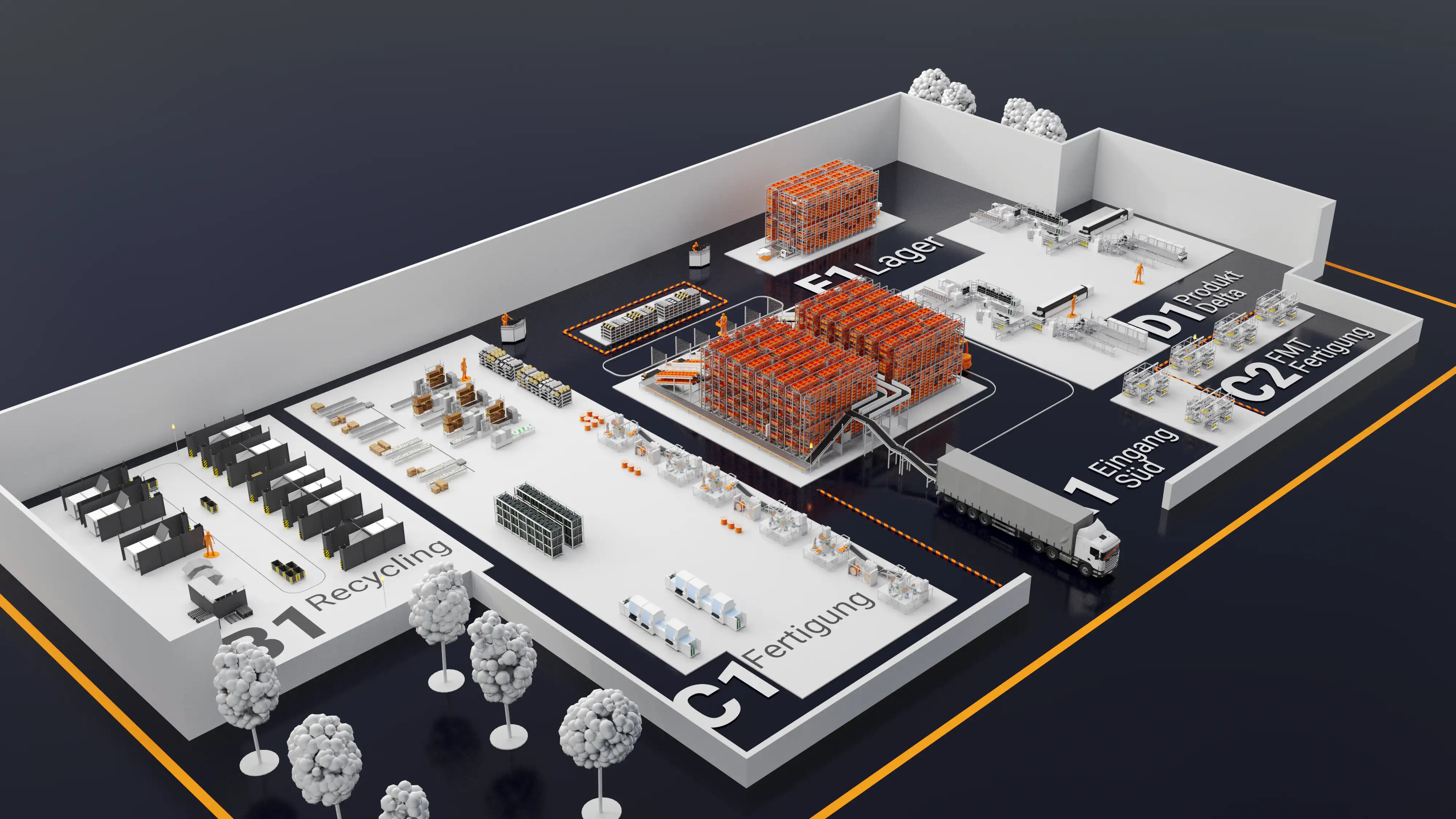 mockup of industry park