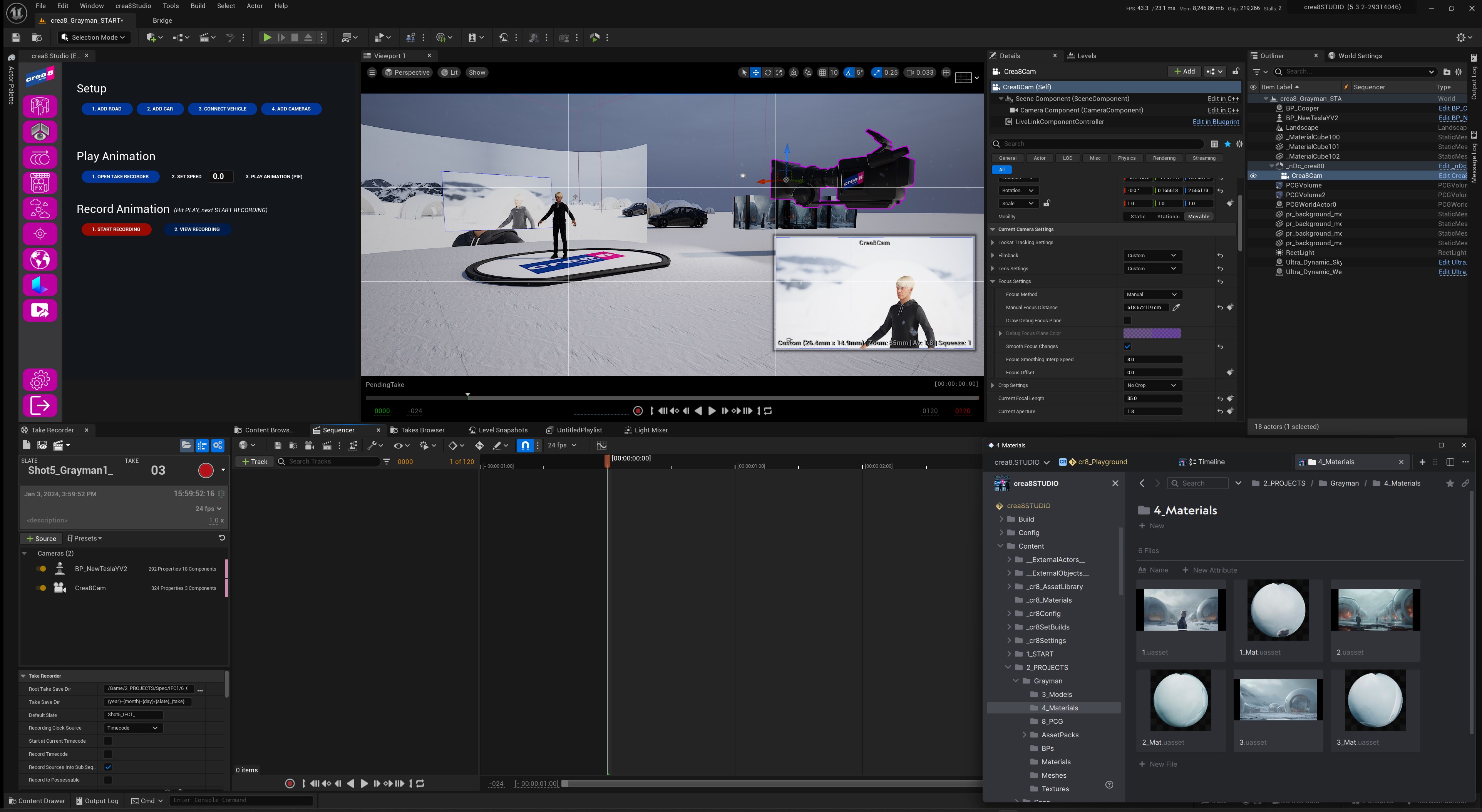 Unreal Engine crea8.studio and Anchorpoint