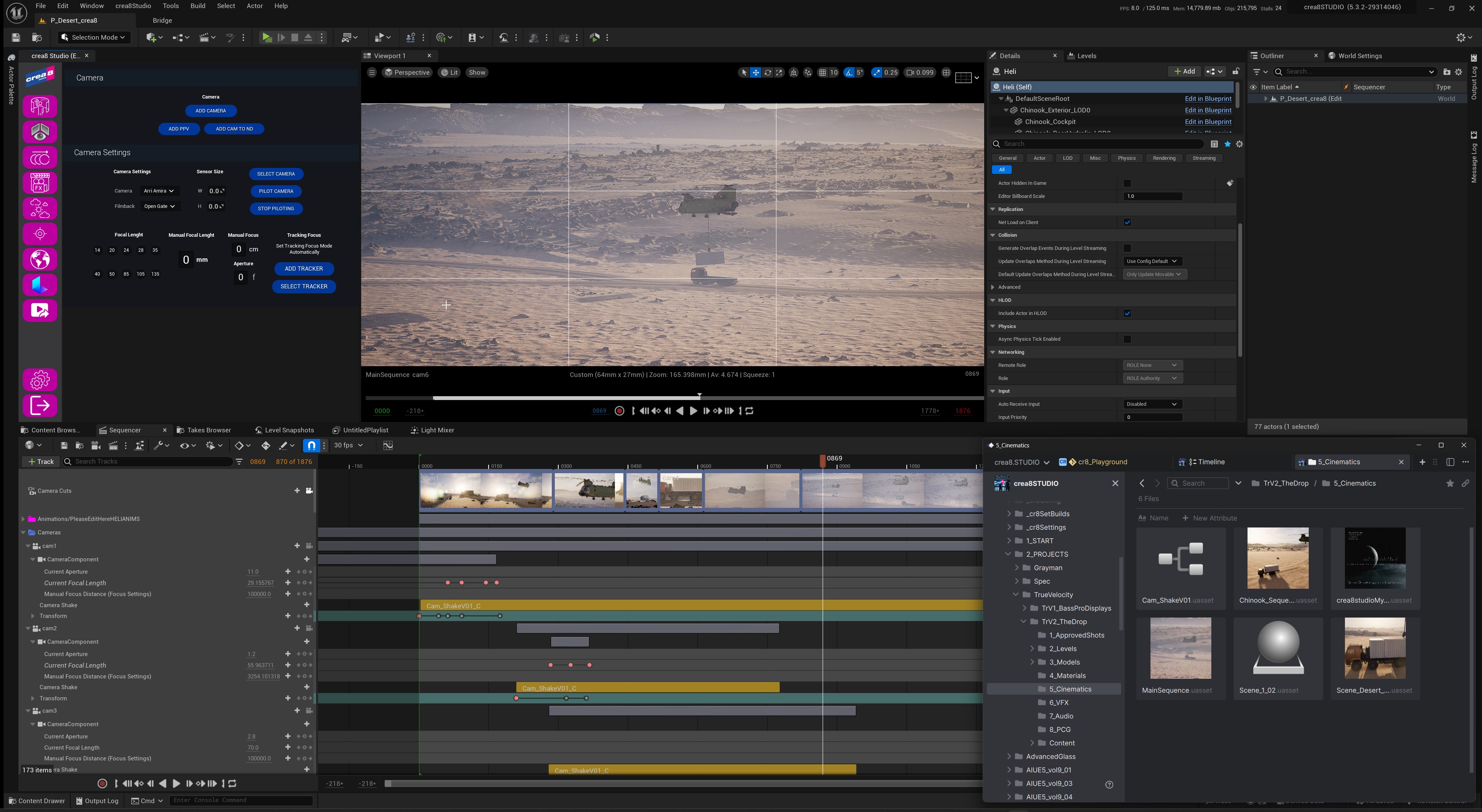 Unreal Engine sequencer