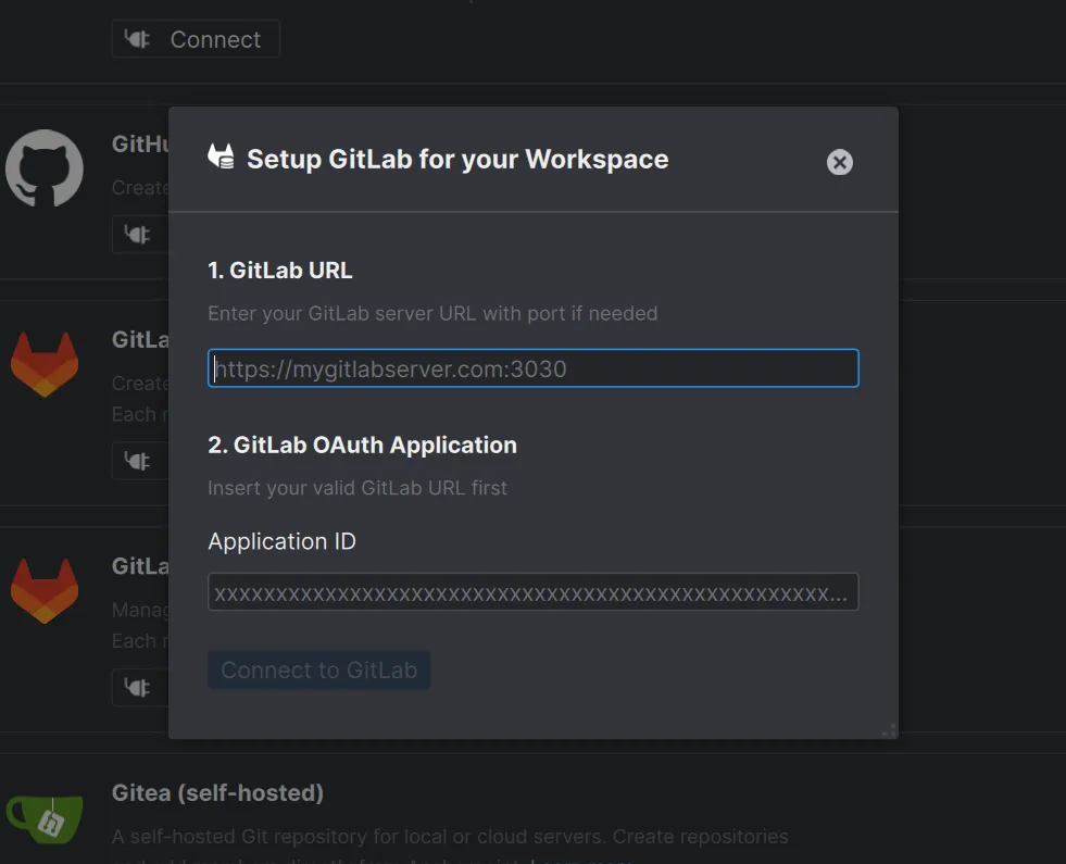 configure gitlab with Anchorpoint