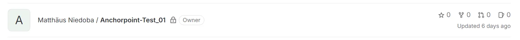 Configure gitlab and anchorpoint