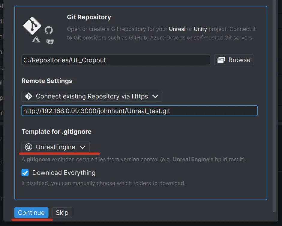 Create a project in Anchorpoint