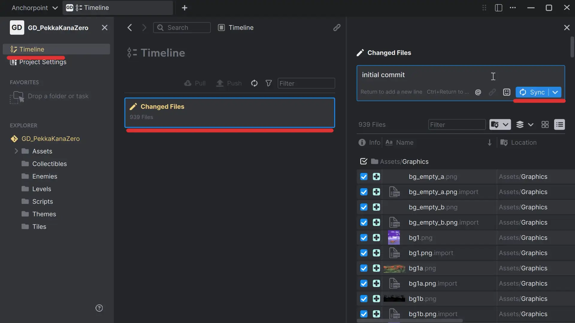sync files with GitHub