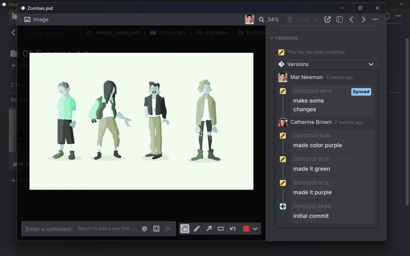 Anchorpoint file changelist and reviews