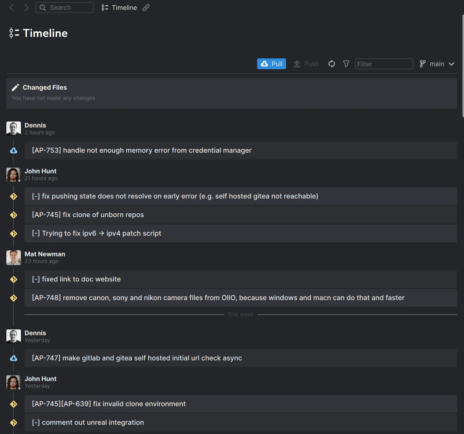 Anchorpoint timeline