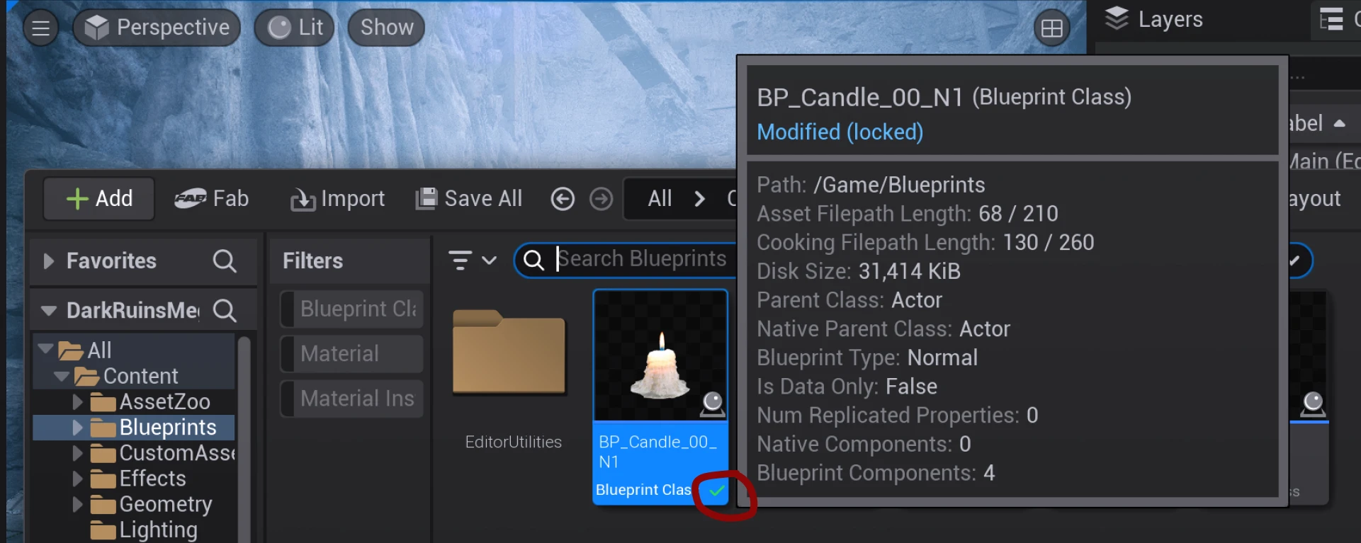 Unreal Engine revision control