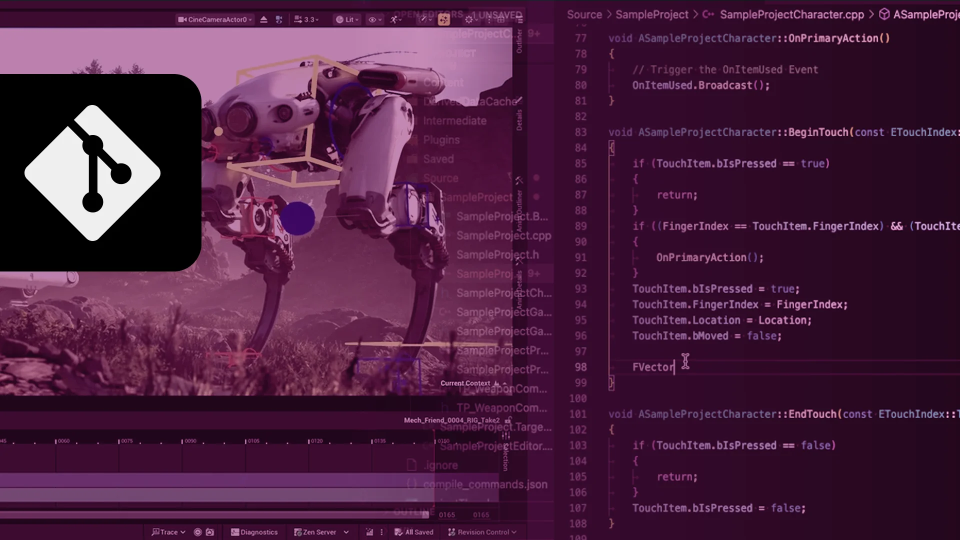 Stop fighting your repository and start building a game development pipeline that scales. We’re deep-diving into the "pro" workflow: Git submodules for contractor / art / plugins management, automated merge trains to protect your trunk, AI agents and more.