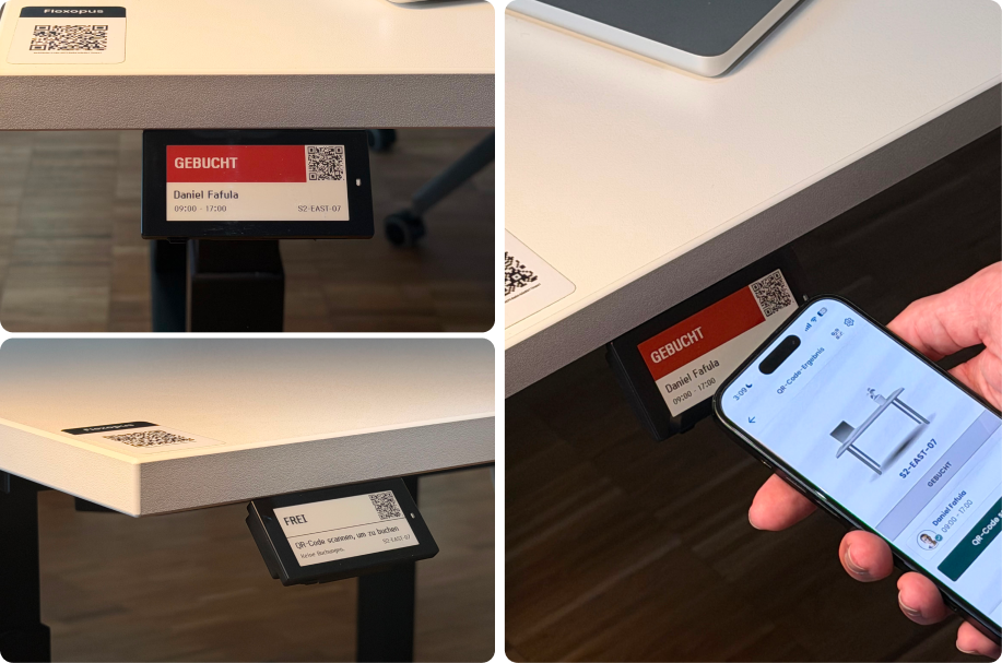 Workplace booking system Flexopus