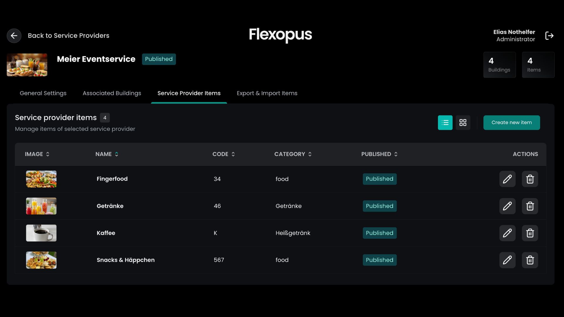 Servicios de catering e instalaciones: gestione a sus proveedores de servicios con Flexopus