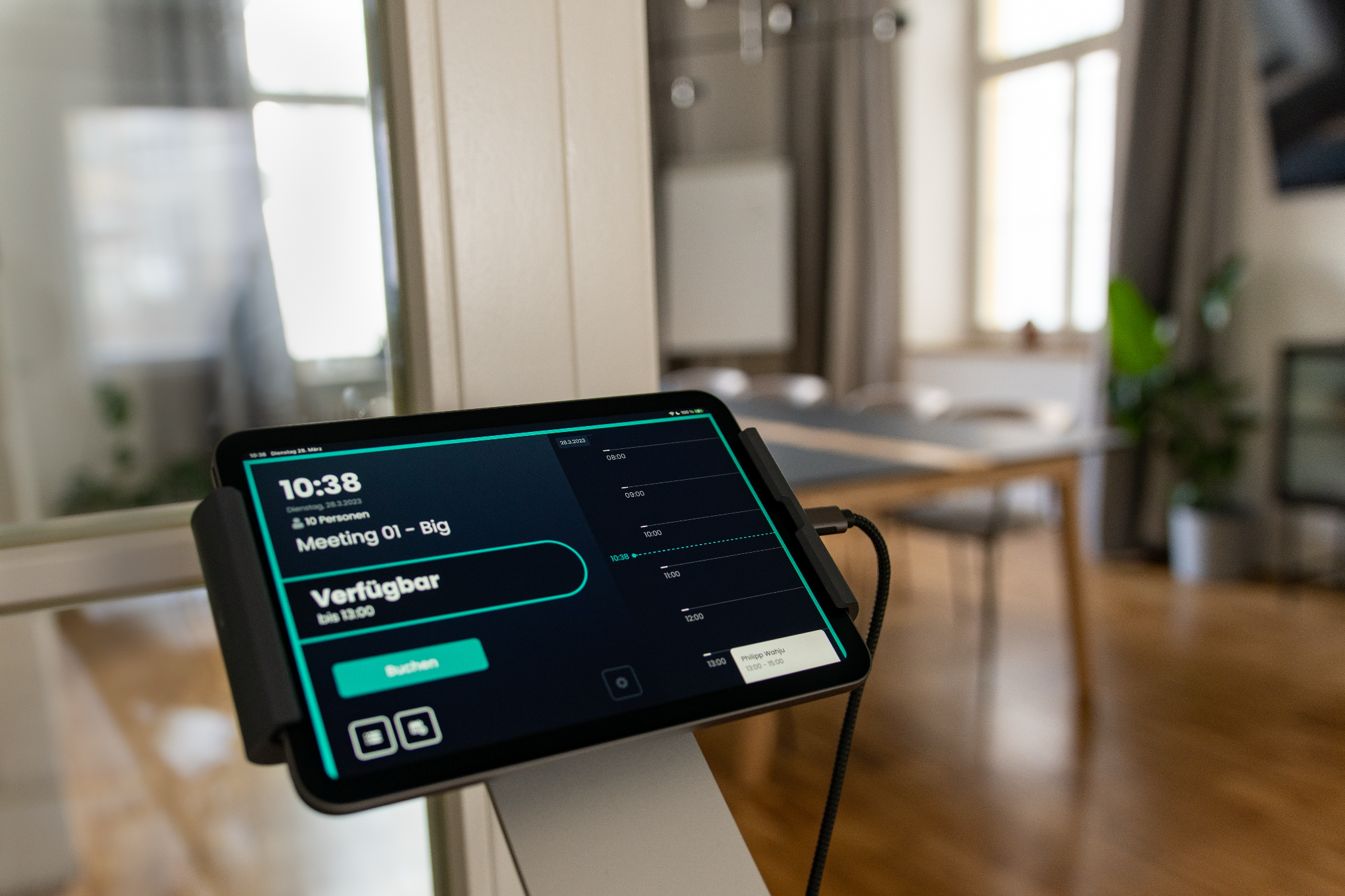 L’application Flexopus Display sur un iPad.