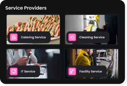 Order catering for the office