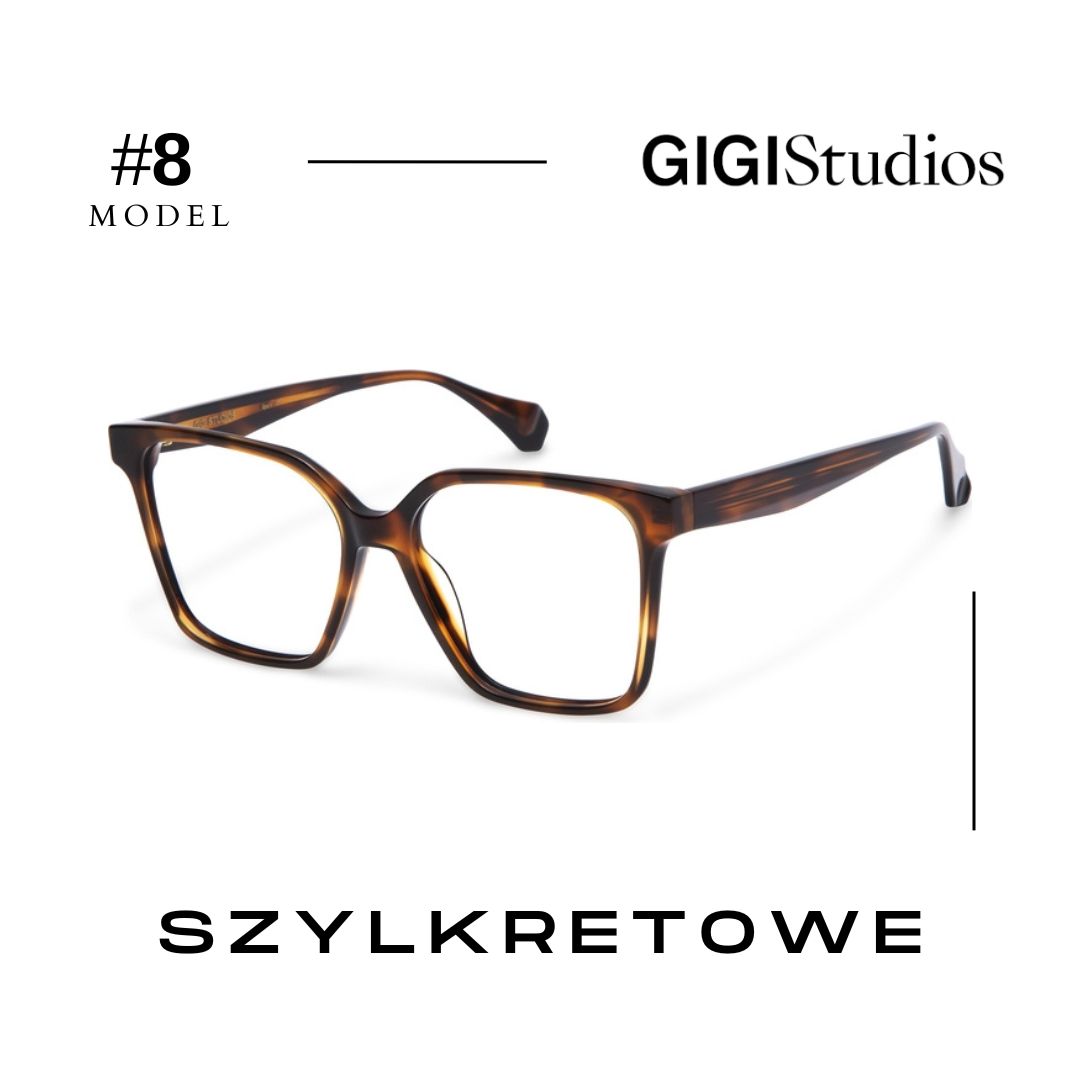 Okrągłe brązowe (rogowe) okulary Dekoptica - okulary przeciwsłoneczne z filtrem UV