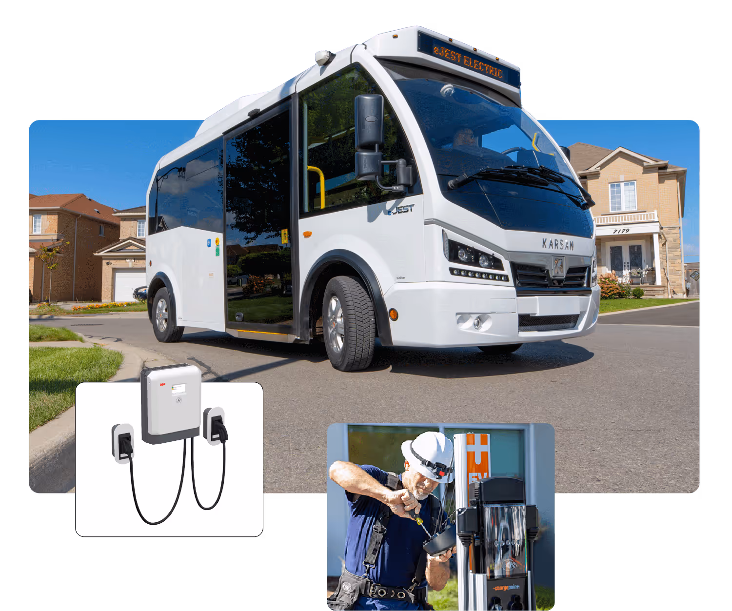 Damera Corporation offers electric transit buses and chargers installation to improve suburban mobility