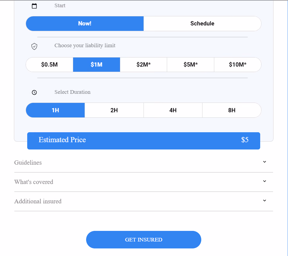 SkyWatch Drone Deploy On demand Insurance
