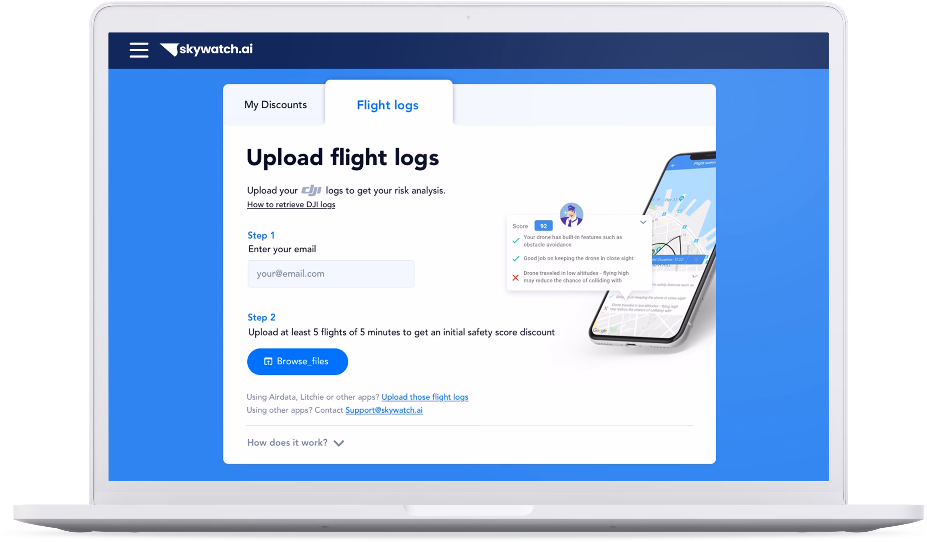 SkyWatch.AI - DJI Flight Log Portal